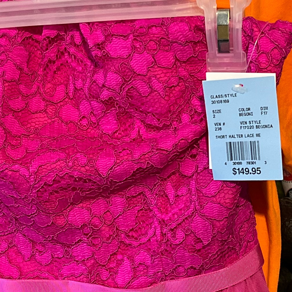 Pink Lace Kids Dress